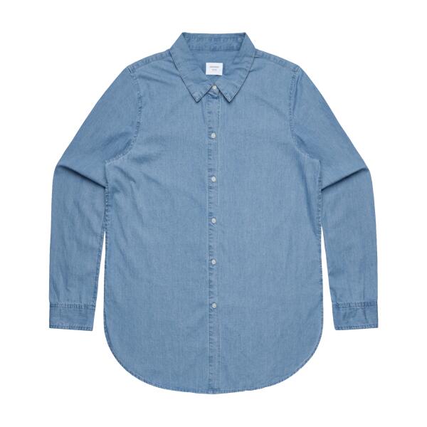 WOS BLUE DENIM SHIRT Thumbnail