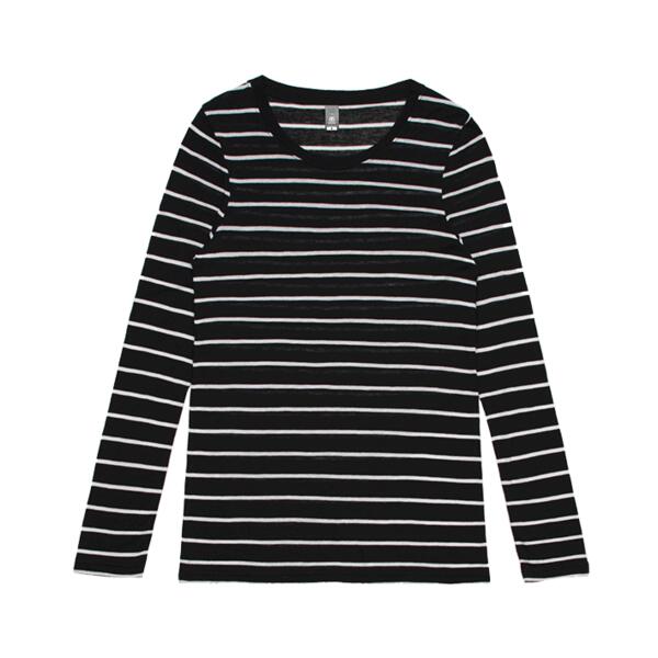 FINE STRIPE LS TEE Thumbnail