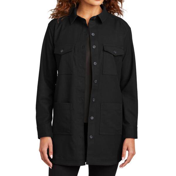 Women's Long Sleeve Twill Overshirt Thumbnail