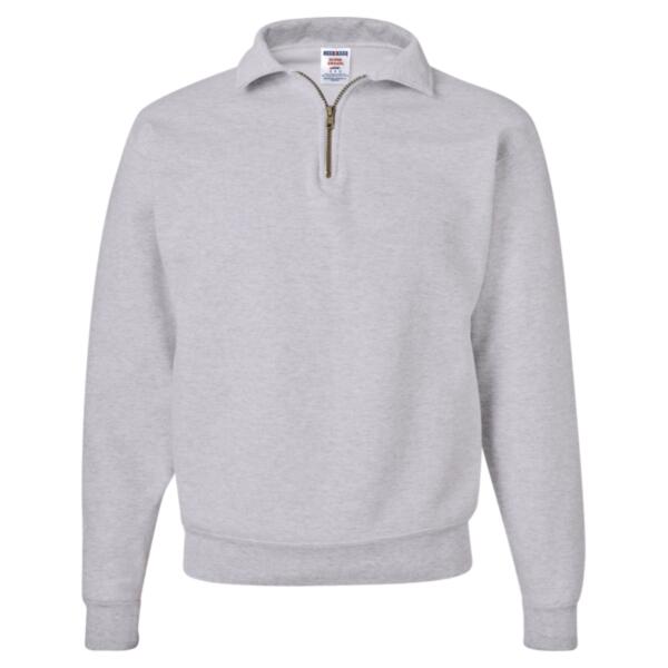 Unisex Super Sweats NuBlend® Quarter-Zip Cadet Collar Sweatshirt Thumbnail