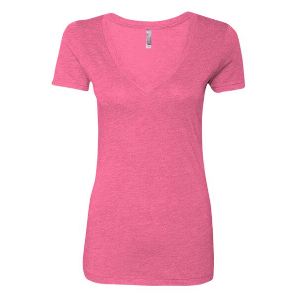 Women’s Triblend Deep V-Neck T-Shirt Thumbnail