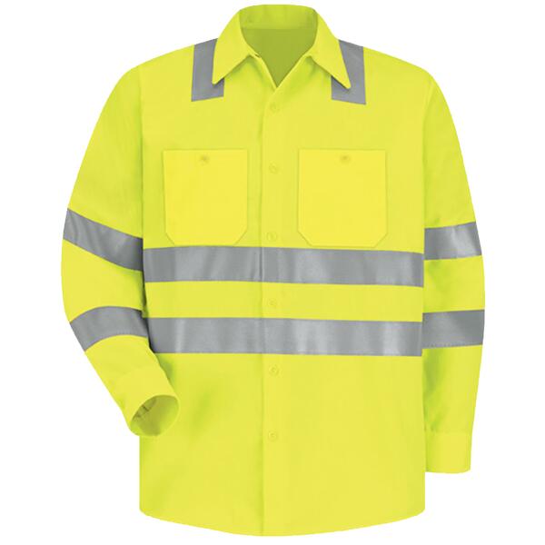 Men's Tall High Visibility Work Shirt Thumbnail