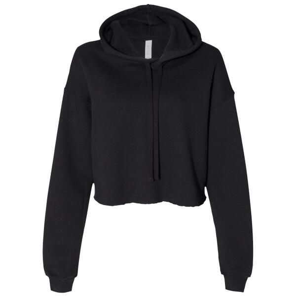 Women's Crop Fleece Hoodie Sweatshirt Thumbnail