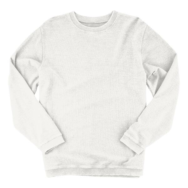 Unisex Corded Crewneck Sweatshirt Thumbnail