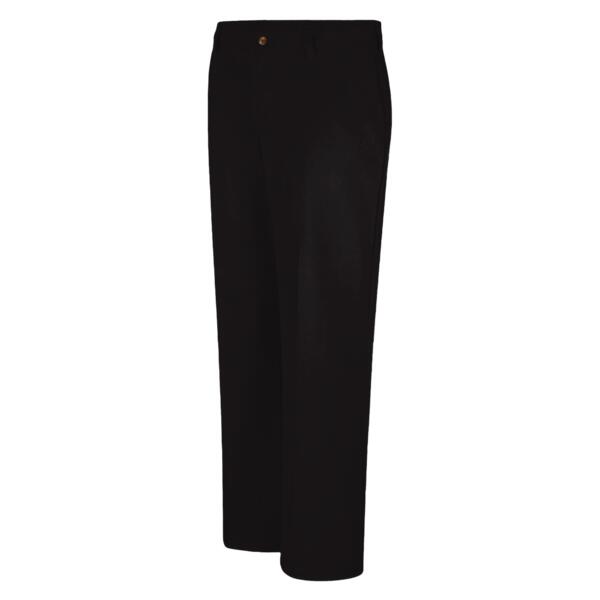 Women's Extended Sizes Plain Front Cotton Pants Thumbnail