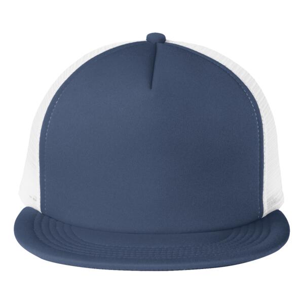 Flat Bill Snapback Trucker Cap Thumbnail